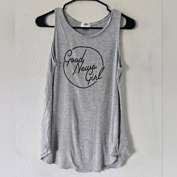 Old navy women's tank top, gray color pristine condition size small Athleisure - Picture 6 of 9